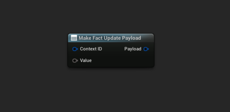 Make Fact Update Payload node