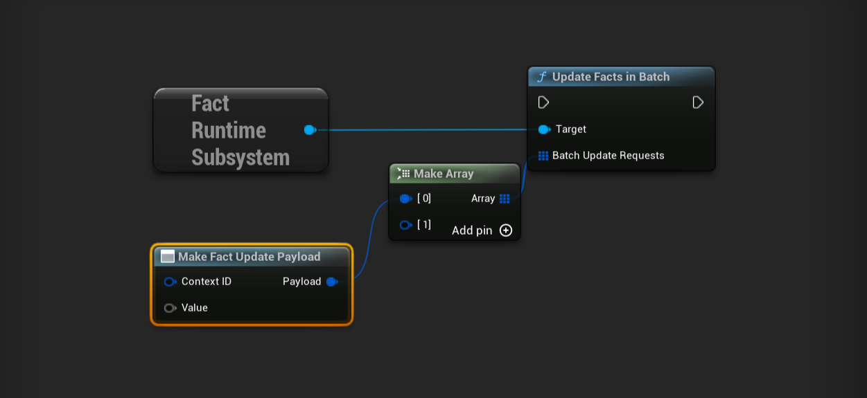Update Facts in Batch function